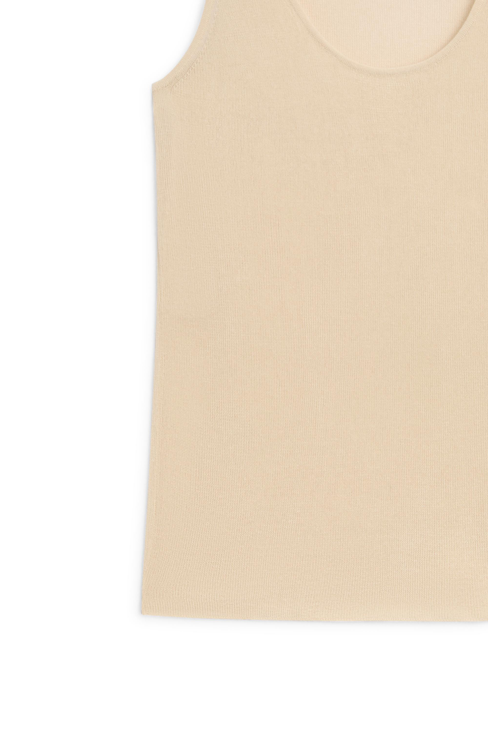 Massimo Dutti Драпированный топ - Limited Edition, песочный