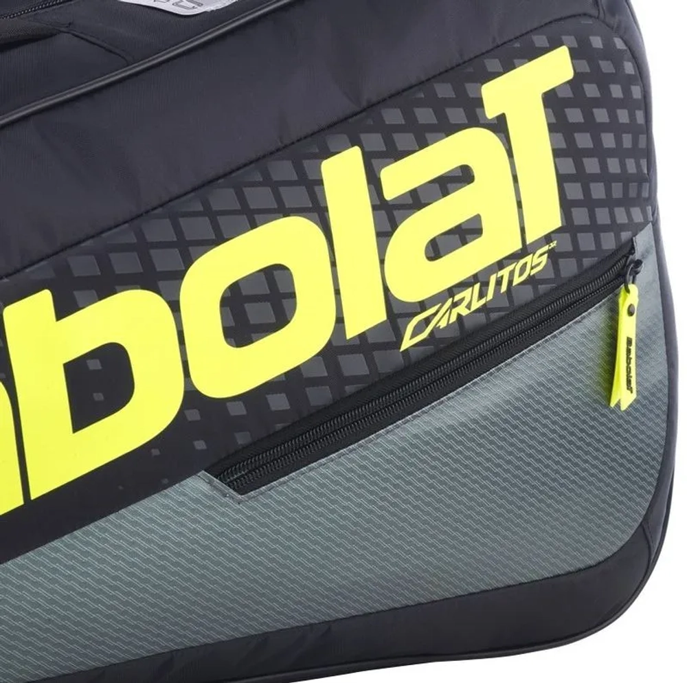 Сумка теннисная Babolat Carlitos Junior Bag - black/yellow/dark forest