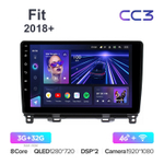 Teyes CC3 10,2"для Honda Fit 2018+