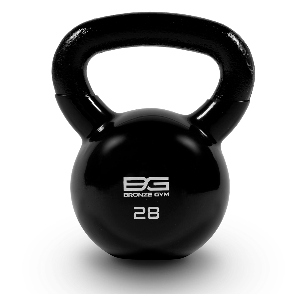 Гиря BRONZE GYM в виниловой оболочке 28 кг