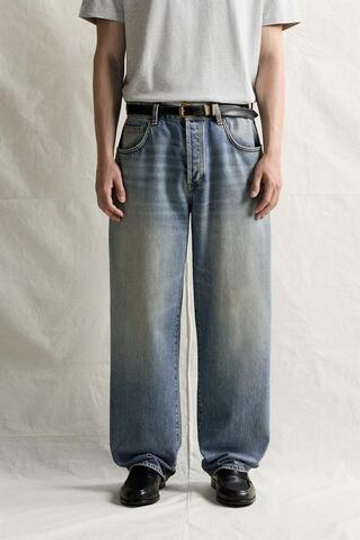 ZARA ДЖИНСЫ BAGGY FIT, СИНИЙ