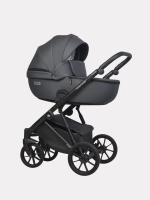 Коляска 2 в 1 Riko Basic Montana Ecco цвет 24 Graphite (графит)