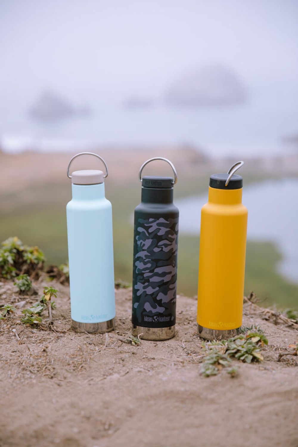 Термобутылка Klean Kanteen Insulated Classic 20oz (592 мл) Blue Tint