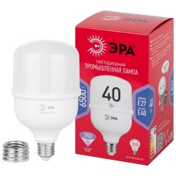Лампа светодиодная POWER ЭРА RED LINE LED T100-40W-6500-E27/E40 R 40Вт колокол холодный белый свет E27/E40 | Лампы cветодиодные POWER