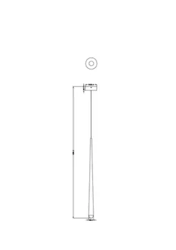 Подвесной светильник 6W 4000K A2191SP-6BK черный FRANKIE Arte Lamp