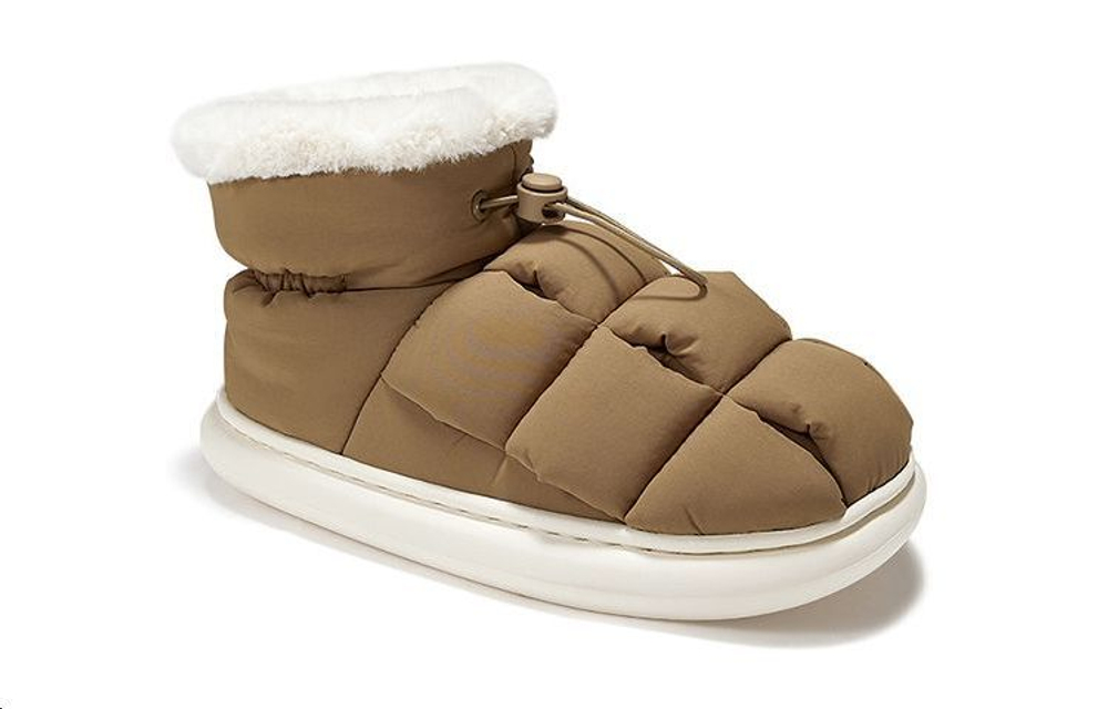 Feiyue Tofu Insulated Shoes Abrasion Resistant Low top Casual Shoes Women"s Brown