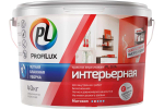 Краска для стен и потолков акриловая Profilux PL-07А матовая супербелая