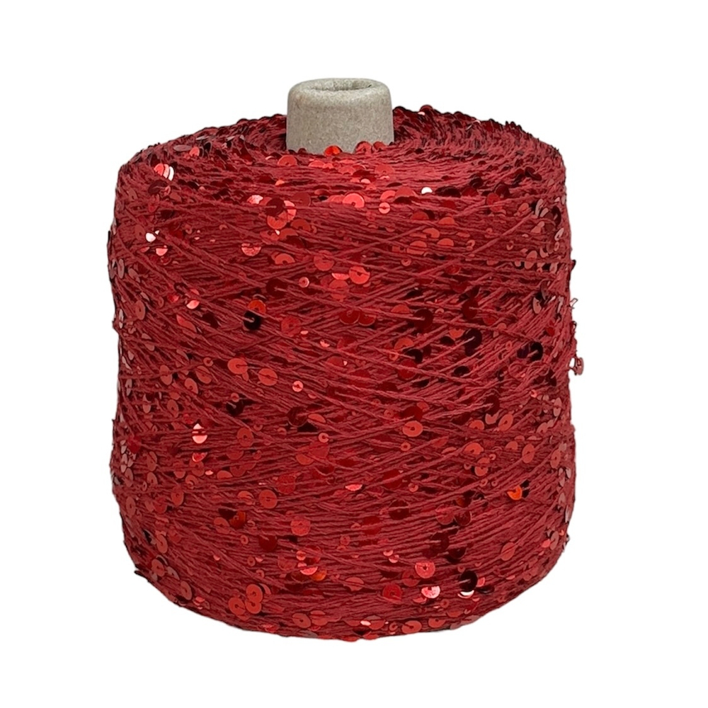 GlamShaine  100% хлопок пайетка 3 и 6 мм, 280 м