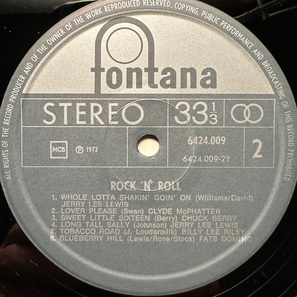 Сборник Rock 'N' Roll (Скандинавия 1972г.)