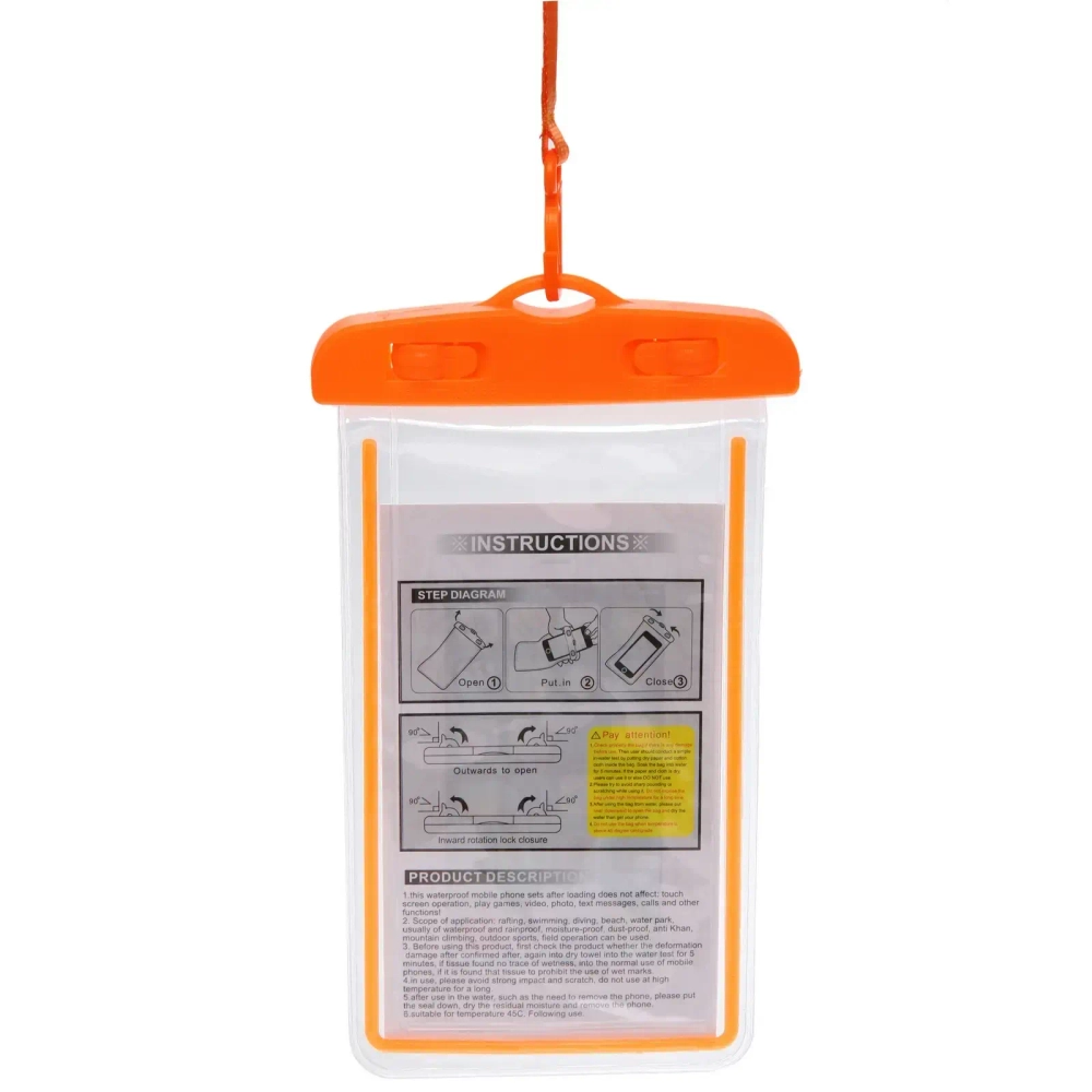 Чехол герметичный для смартфона Splav 18*10,5 см (застёжка ZIP-LOCK, шнурок)
