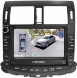 Магнитола для Toyota Crown / Crown Majesta S200 2008-2012 (цветной ШГУ) - Teyes CC3-2K-360 монитор 9.5" 2K QLED на Android 10, Быстрая, CarPlay, 4G SIM-слот, 4 камеры в комплекте