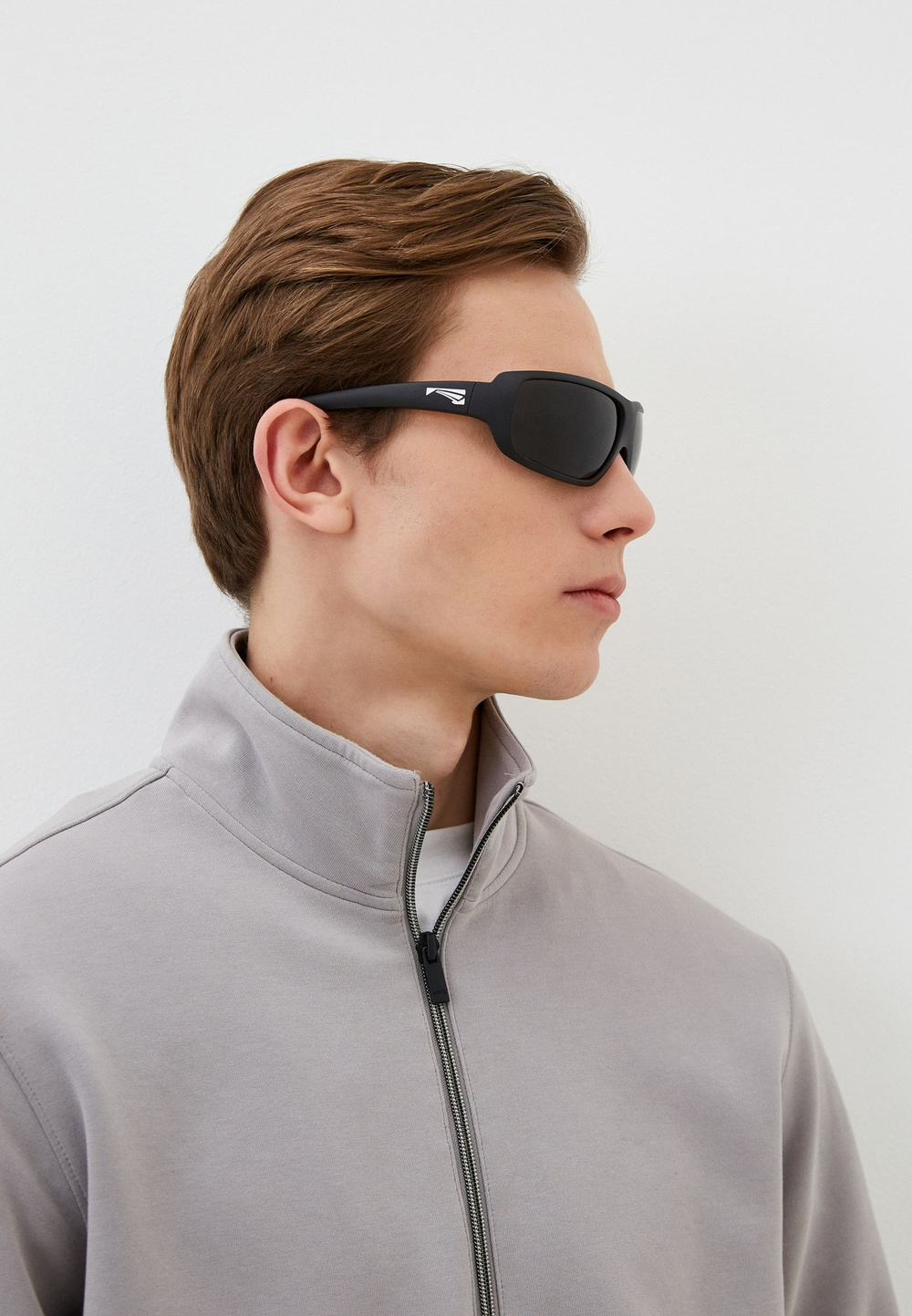 Спортивные очки LiP FLO / Matt Black Mustard / PC Polarized / Smoke Lens