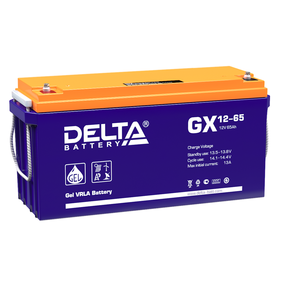 Аккумуляторные батареи DELTA GX 12-65