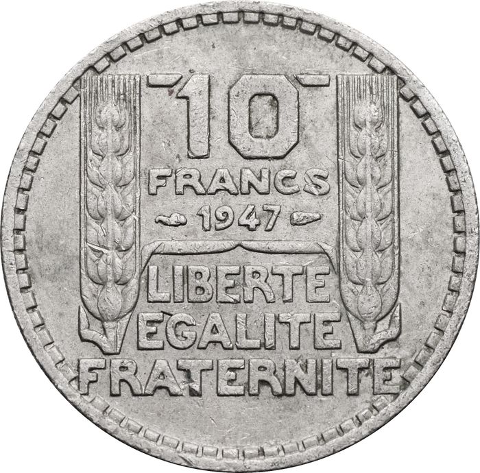 10 франков 1947 Франция
