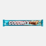 Шоколадный батончик хрустящие вафли с солёной карамелью Goodmix 44г