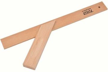 Деревянный угольник PINIE 400х140 мм, 45-135 град 43-1