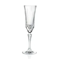 Бокал-флюте для шампанского 180 мл хр. стекло Adagio d 6,5 см h24,5 см RCR [6]