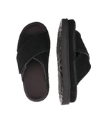 Кожаные шлепанцы w goldenstar cross UGG - черный(1137910)