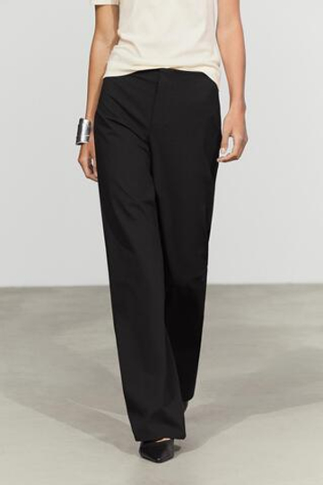 Massimo Dutti Брюки прямого кроя, черный