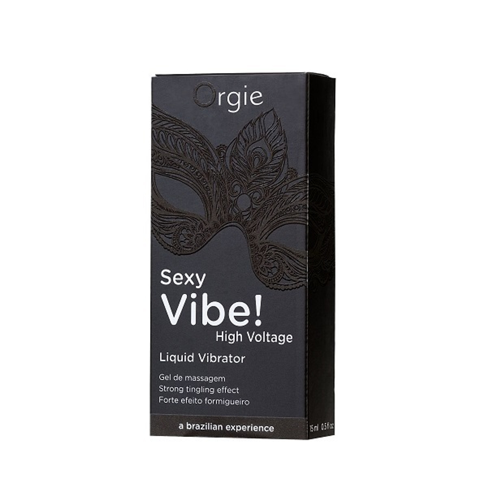 Гель для массажа с эффектом вибрации Orgie Sexy Vibe High Voltage 15мл