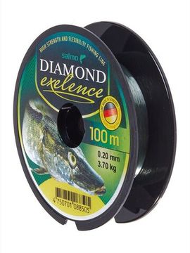 Леска монофильная Salmo Diamond EXELENCE 100 м, 0,20 мм