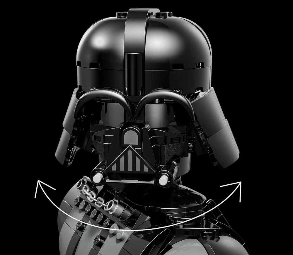 Конструктор Лего Звёздные войны Бюст Дарта Вейдера 75439 | LEGO Star Wars Darth Vader Bust коллекционная 349 детали 18+