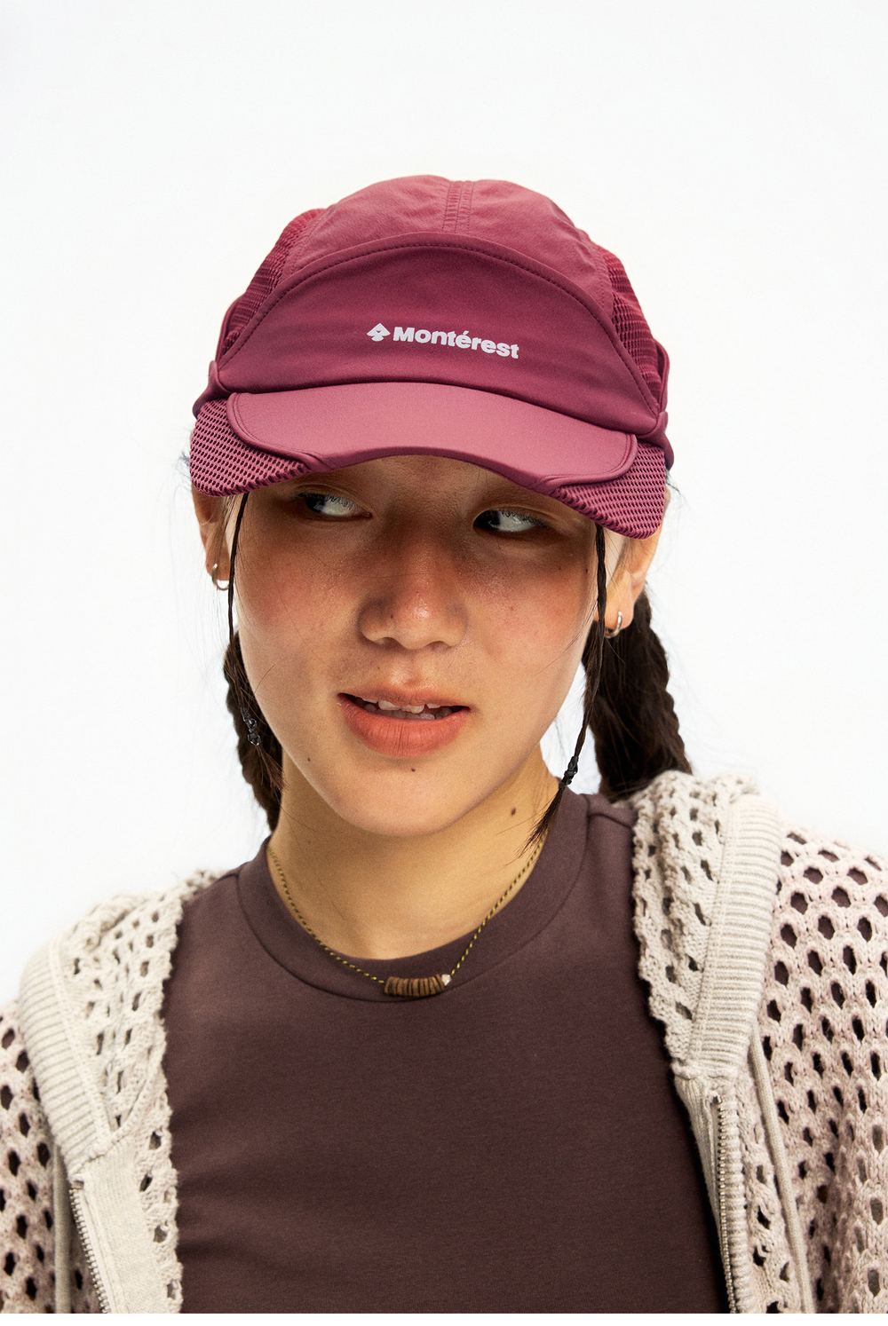 Кепка Nothomme Monterest Dual Fit бордовый