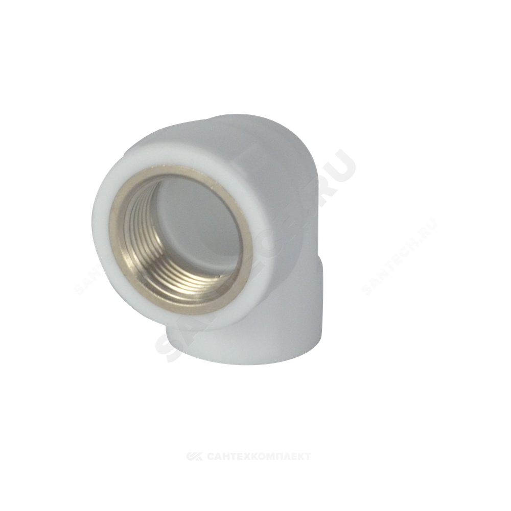 Угольник PP-R комбинированный белый Дн 20х1/2" ВР PRO VALFEX 10125020-PRO
