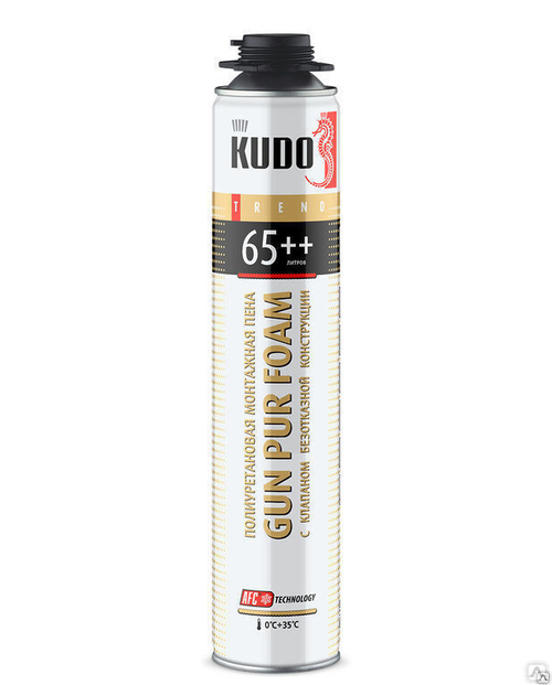 Пена монтажная KUDO PROFF TREND 65++ летняя