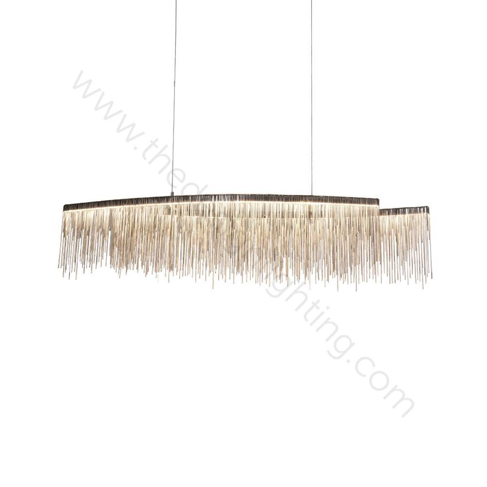 Pendant design lamp Waterfall  L100 (Silver)