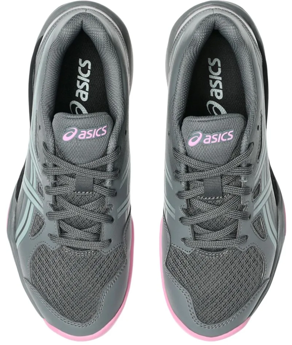 Детские теннисные кроссовки Asics Gel-Powerbreak GS - steel grey/ocean haze