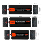 Инвертор 24V-220V 5000W черно-красный Moexsiac