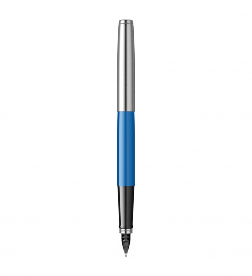 Перьевая ручка Parker Jotter Originals Blue Chrom CT , перо: F, цвет чернил: blue, в подарочной упаковке.