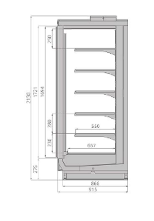 Шкаф морозильный BRANDFORD ODISSEY Compact 200