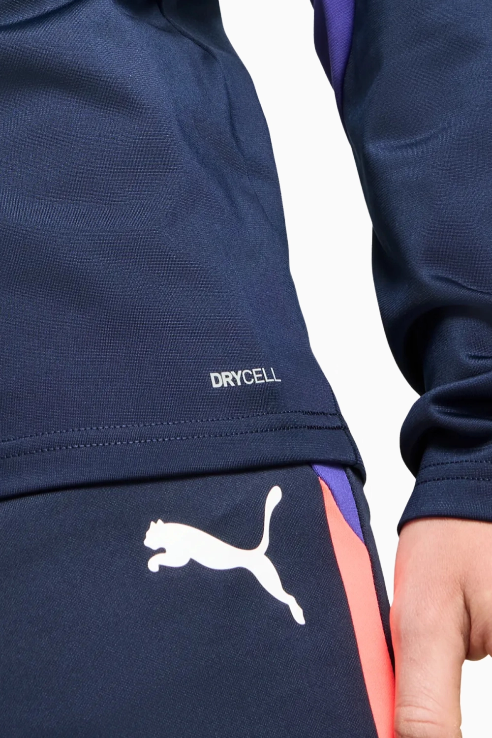 Кофта Puma IndividualLIGA Top 1/4 Zip - темно-синий
