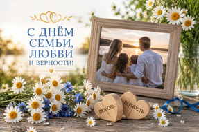 С Днём семьи, любви и верности! 🤍🌼