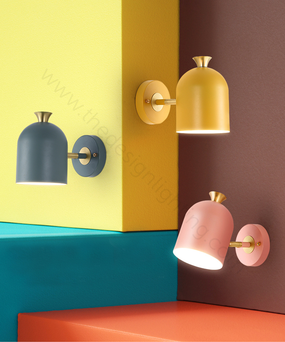 Wall design lamp Hood  (Yellow)