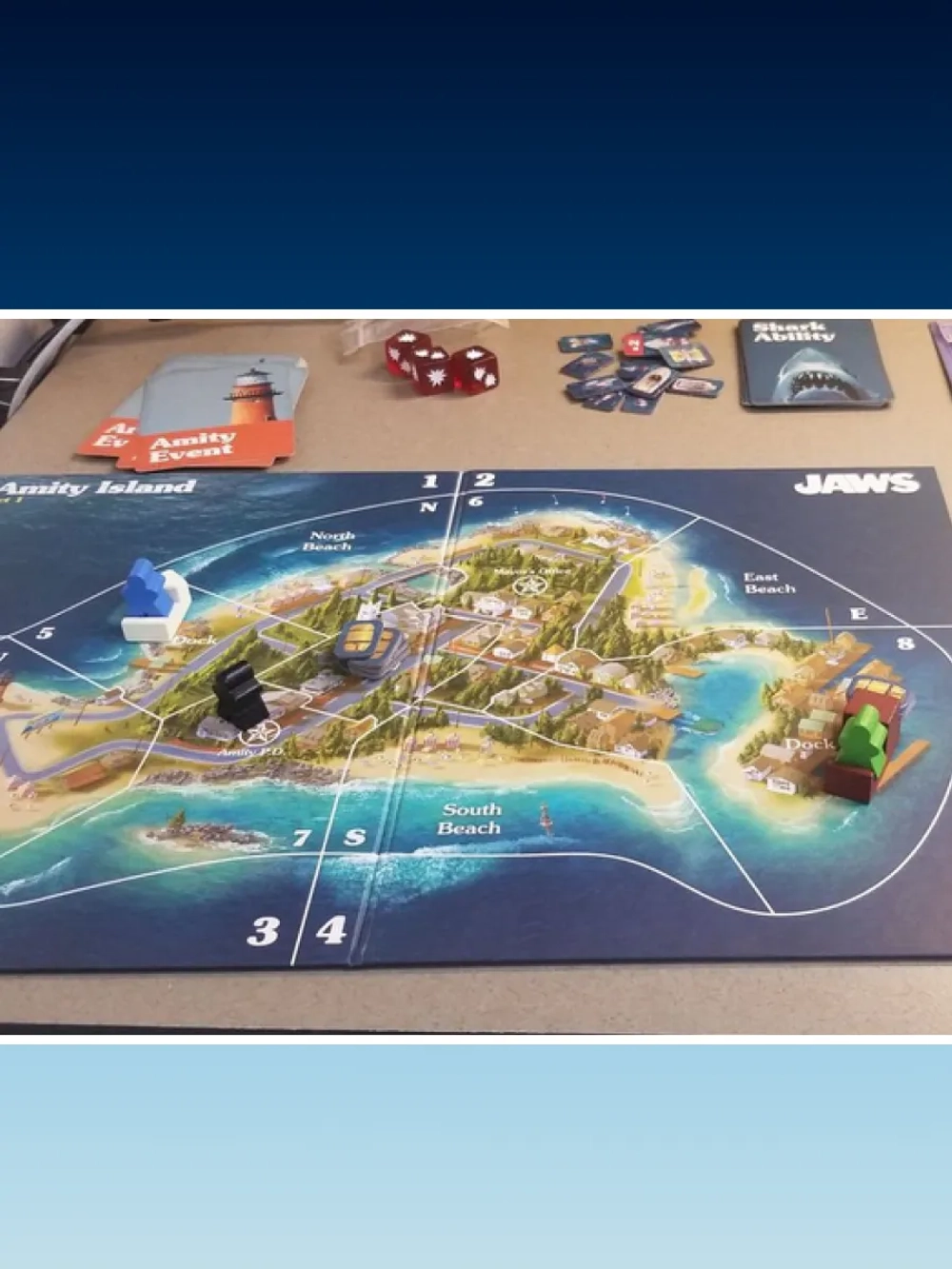 Настольная игра Челюсти