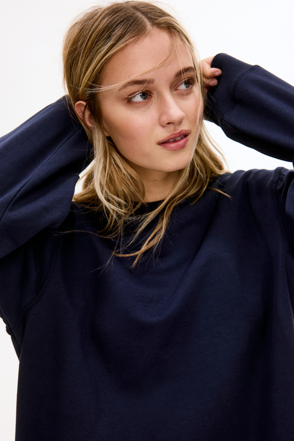 Платье-свитшот свободного кроя - H&M