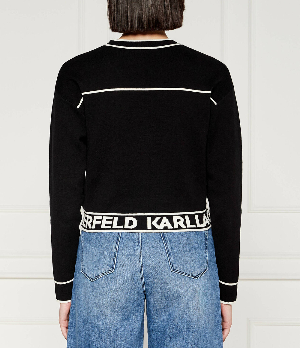 Кардиган Karl Lagerfeld - черный(231W2011)
