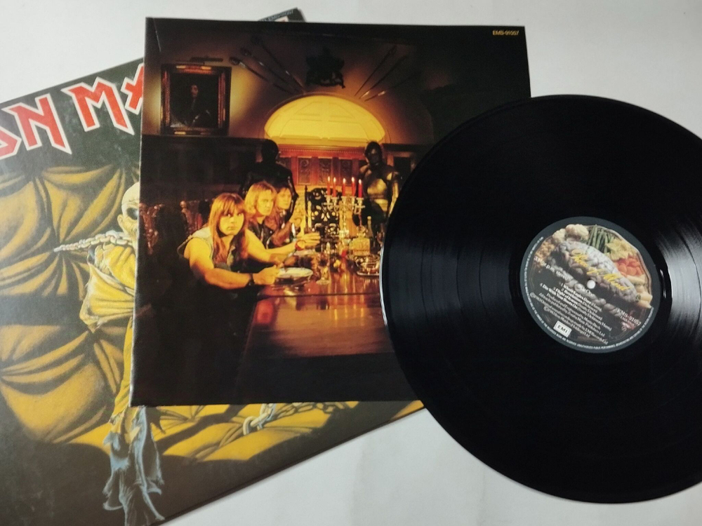 Винтажная виниловая пластинка LP Iron Maiden Piece Of Mind (Japan 1983) (No Obi) Quest For Fire