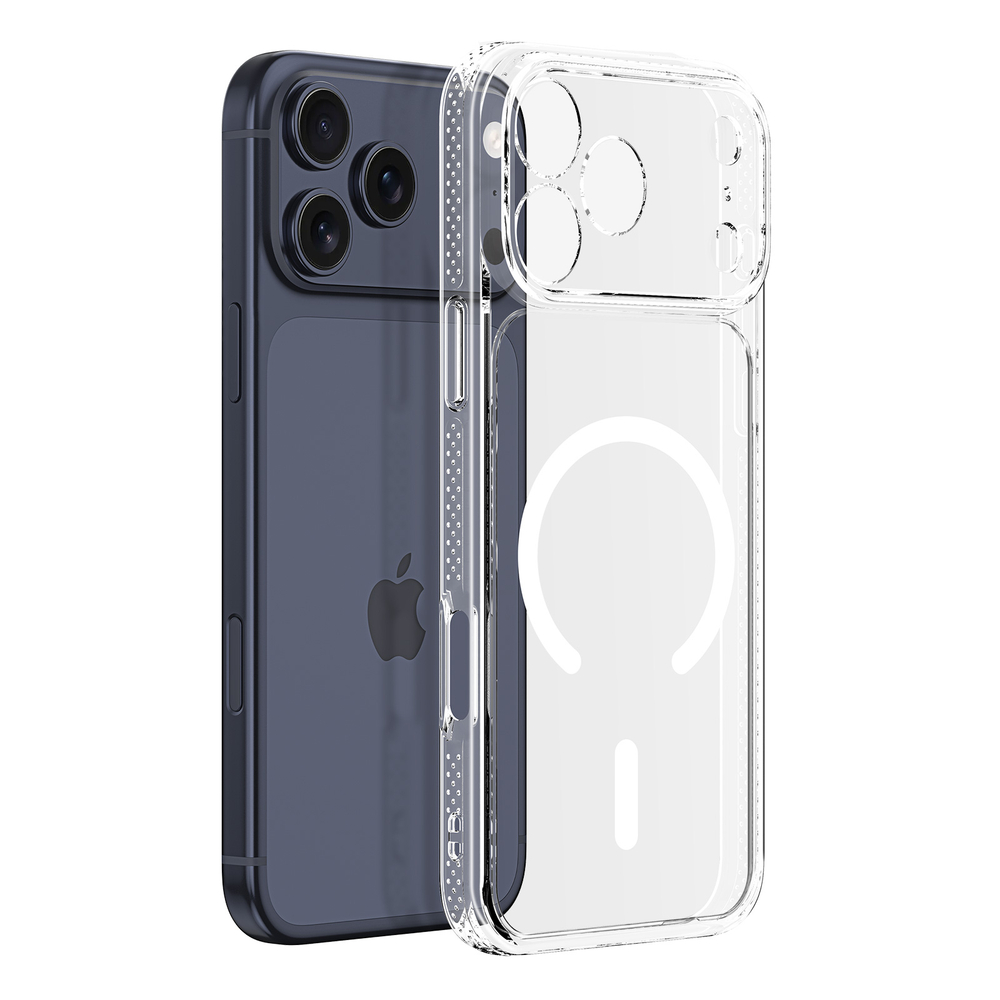 Прозрачный чехол с MagSafe для смартфона iPhone 17 Pro Max, серия Clin Mag Series (Open Ring Version) от Dux Ducis