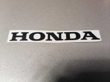 Наклейка Honda 10x1 черн
