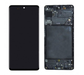 Дисплей для Samsung A715F (A71) модуль Черный - OR (SP)