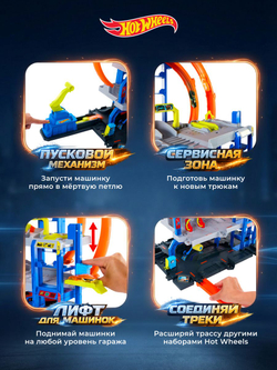 Hot Wheels Трек со змеей. Игровой набор с машинкой