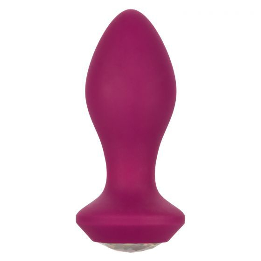 Фиолетовая анальная вибропробка с кристаллом Vibrating Crystal Probe - 10,75 см. (Цвет: фиолетовый)