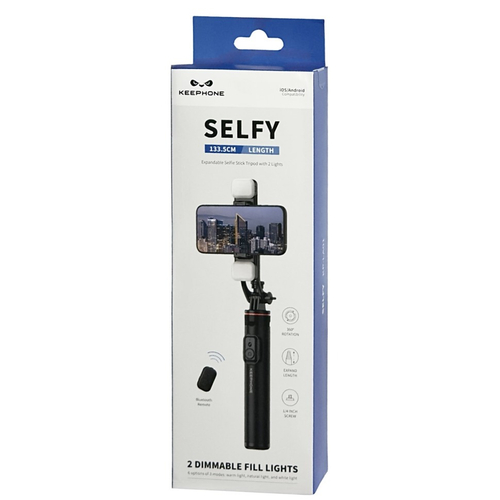 Монопод Keephone Selfy (KPSELFYBK) черный