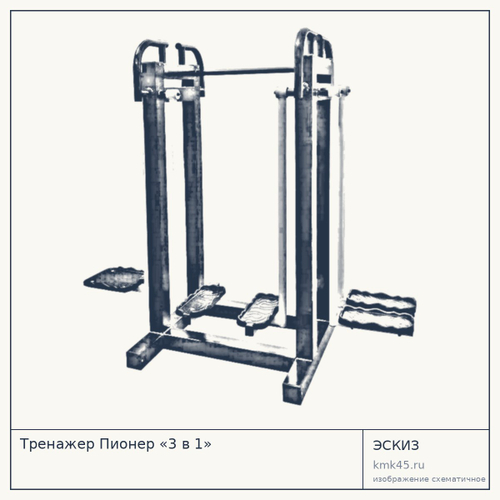Тренажер Пионер «3 в 1» — от 54 000 ₽