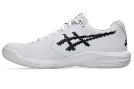 Мужские теннисные кроссовки Asics Gel-Dedicate 9 Clay - white/black