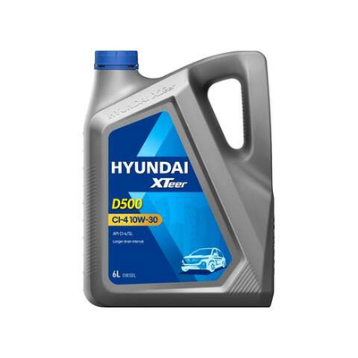 Масло моторное синт. HYUNDAI  XTeer D500 CI-4 10W30, 6 л 1061002